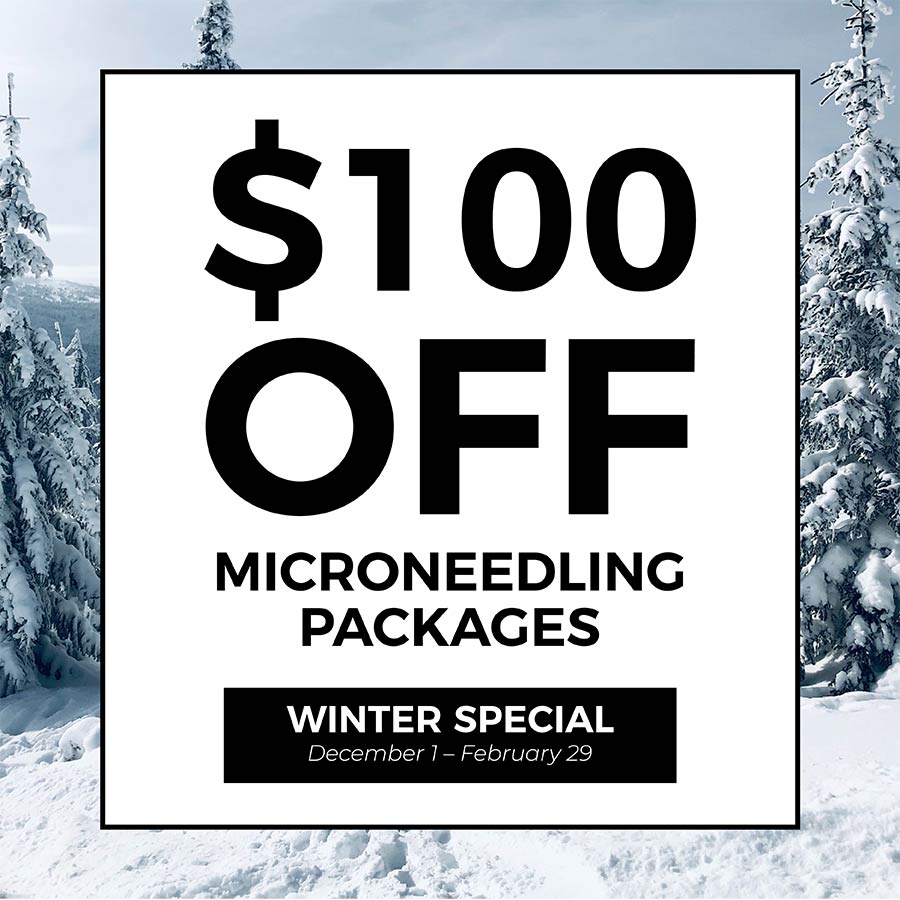 $100 off Microneedling Packages - Winter Special at Glow Dermspa in Lakewood Ranch Florida