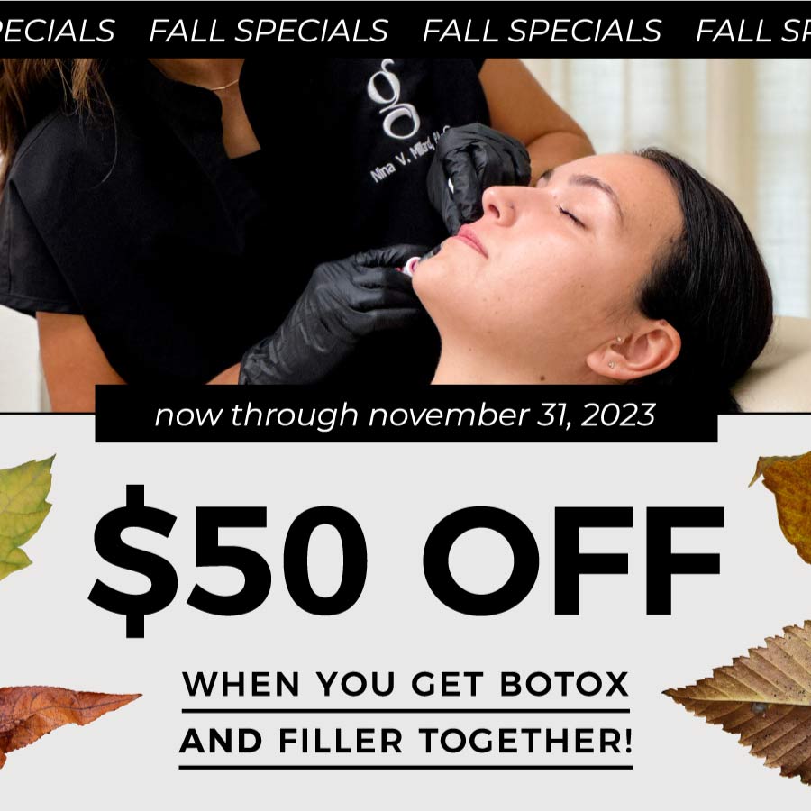 Fall Special at Glow Dermspa $50 off Botox and Filler
