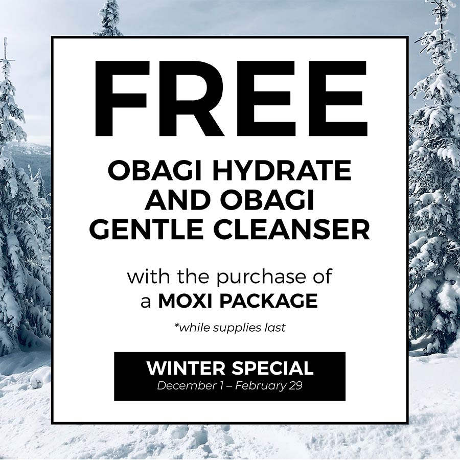 free Obagi Hydrate with Purchase of Moxi Laser Package