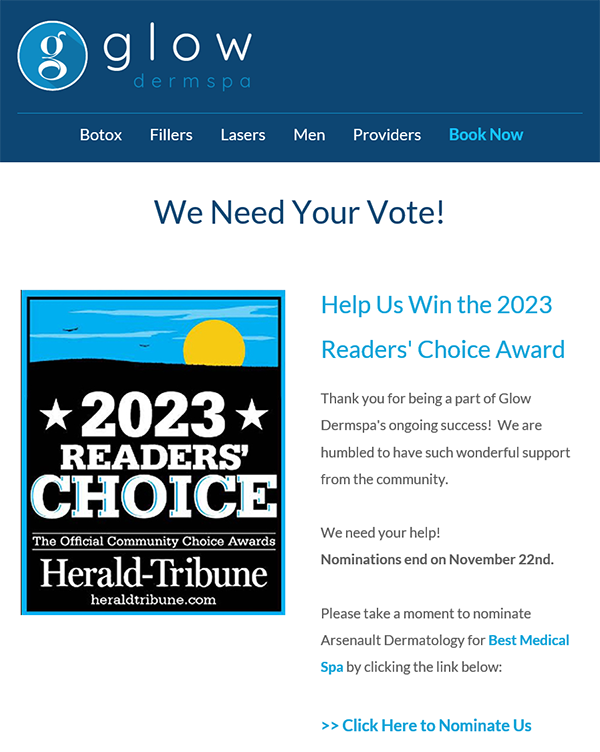11.18.22 - Sarasota Herald-Tribune 2023 Readers' Choice Nomination